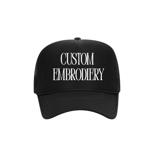 Custom Embroidered Trucker Hat